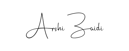 The best way (Andilay-7BmLP) to make a short signature is to pick only two or three words in your name. For converting this name Arshi Zaidi. Arshi Zaidi signature style 4 images and pictures png
