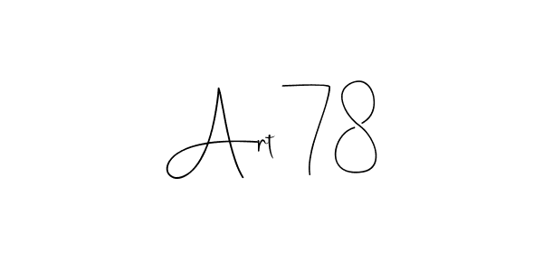 Check out images of Autograph of Art 78 name. Actor Art 78 Signature Style. Andilay-7BmLP is a professional sign style online. Art 78 signature style 4 images and pictures png