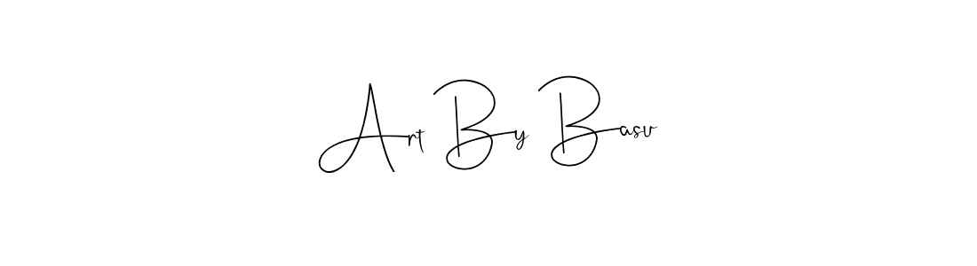 Also we have Art By Basu name is the best signature style. Create professional handwritten signature collection using Andilay-7BmLP autograph style. Art By Basu signature style 4 images and pictures png