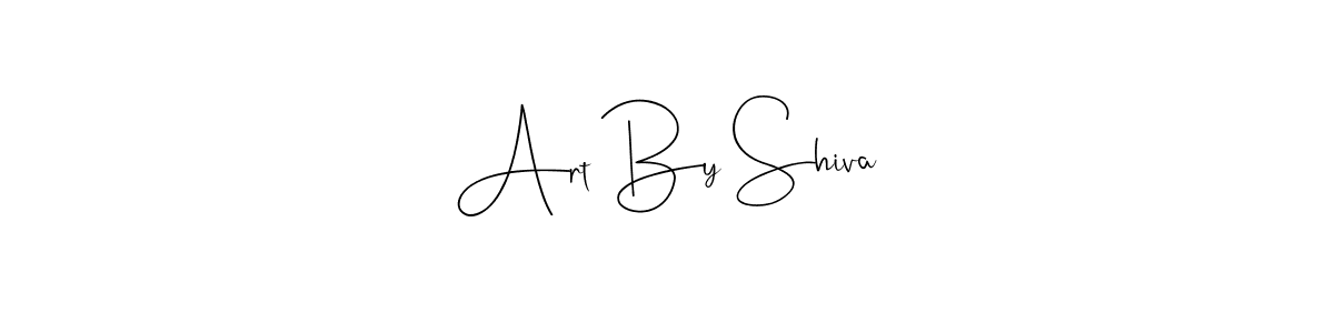 Design your own signature with our free online signature maker. With this signature software, you can create a handwritten (Andilay-7BmLP) signature for name Art By Shiva. Art By Shiva signature style 4 images and pictures png