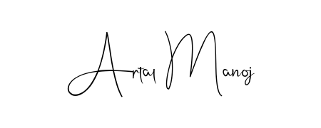 You can use this online signature creator to create a handwritten signature for the name Artal Manoj. This is the best online autograph maker. Artal Manoj signature style 4 images and pictures png