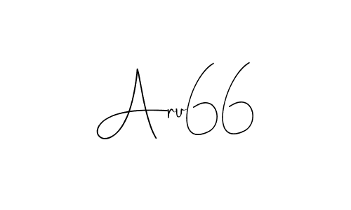 Design your own signature with our free online signature maker. With this signature software, you can create a handwritten (Andilay-7BmLP) signature for name Aru66. Aru66 signature style 4 images and pictures png
