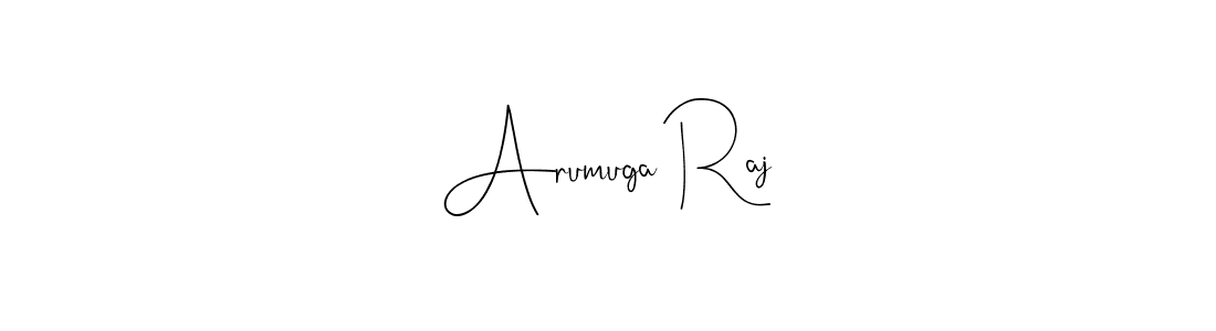 Create a beautiful signature design for name Arumuga Raj. With this signature (Andilay-7BmLP) fonts, you can make a handwritten signature for free. Arumuga Raj signature style 4 images and pictures png