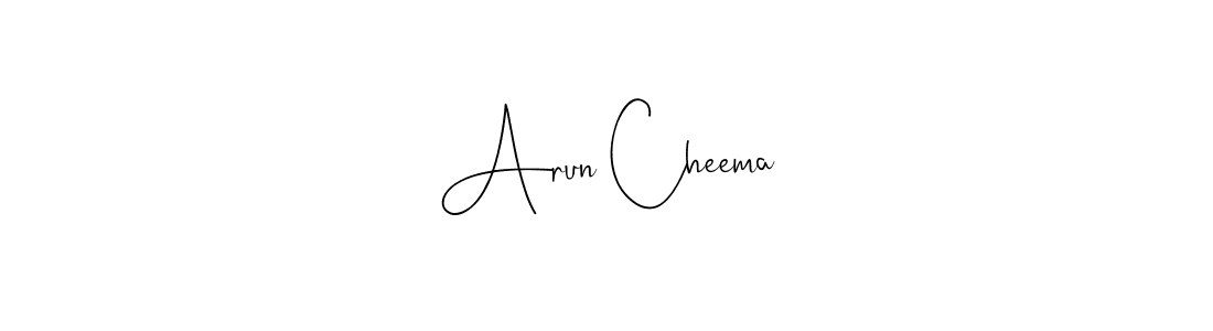 You can use this online signature creator to create a handwritten signature for the name Arun Cheema. This is the best online autograph maker. Arun Cheema signature style 4 images and pictures png