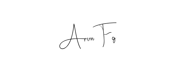 How to make Arun Fg signature? Andilay-7BmLP is a professional autograph style. Create handwritten signature for Arun Fg name. Arun Fg signature style 4 images and pictures png
