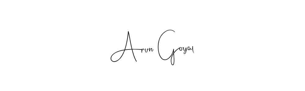 You can use this online signature creator to create a handwritten signature for the name Arun Goyal. This is the best online autograph maker. Arun Goyal signature style 4 images and pictures png