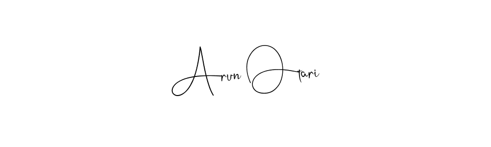 Similarly Andilay-7BmLP is the best handwritten signature design. Signature creator online .You can use it as an online autograph creator for name Arun Otari. Arun Otari signature style 4 images and pictures png