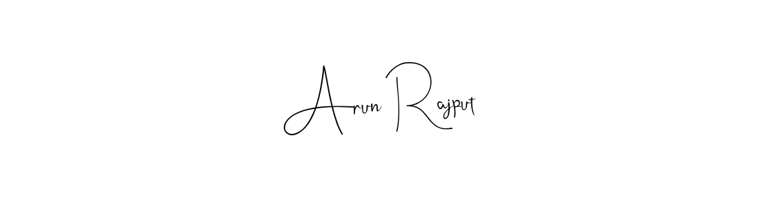 Arun Rajput stylish signature style. Best Handwritten Sign (Andilay-7BmLP) for my name. Handwritten Signature Collection Ideas for my name Arun Rajput. Arun Rajput signature style 4 images and pictures png