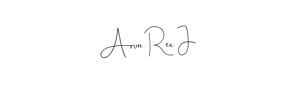 Once you've used our free online signature maker to create your best signature Andilay-7BmLP style, it's time to enjoy all of the benefits that Arun Rex J name signing documents. Arun Rex J signature style 4 images and pictures png