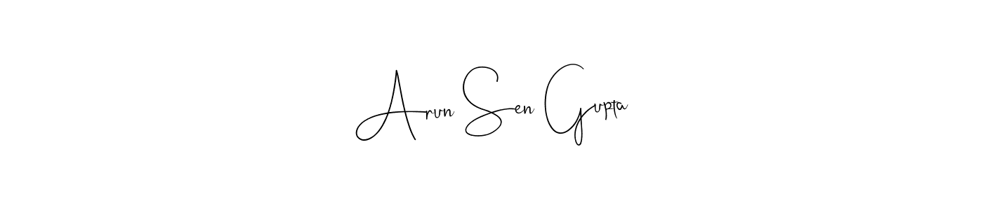 Arun Sen Gupta stylish signature style. Best Handwritten Sign (Andilay-7BmLP) for my name. Handwritten Signature Collection Ideas for my name Arun Sen Gupta. Arun Sen Gupta signature style 4 images and pictures png