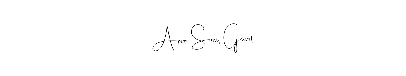 How to make Arun Sunil Gavit signature? Andilay-7BmLP is a professional autograph style. Create handwritten signature for Arun Sunil Gavit name. Arun Sunil Gavit signature style 4 images and pictures png