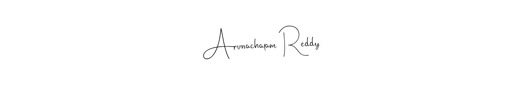 You should practise on your own different ways (Andilay-7BmLP) to write your name (Arunachalam Reddy) in signature. don't let someone else do it for you. Arunachalam Reddy signature style 4 images and pictures png