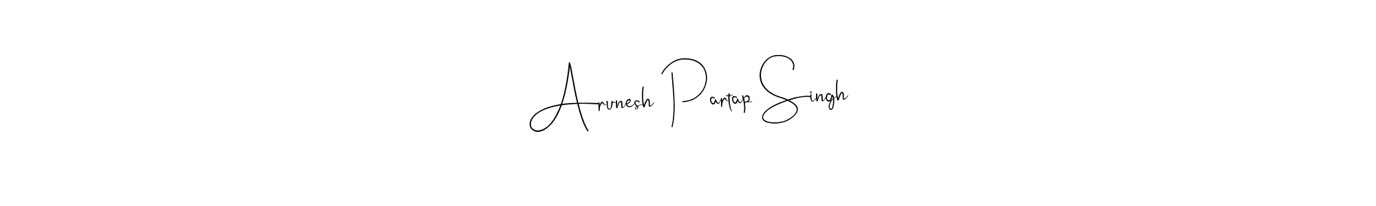 Design your own signature with our free online signature maker. With this signature software, you can create a handwritten (Andilay-7BmLP) signature for name Arunesh Partap Singh. Arunesh Partap Singh signature style 4 images and pictures png