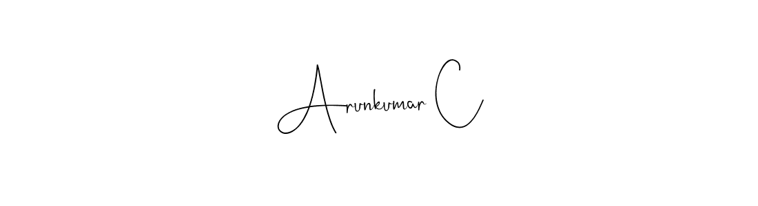 How to make Arunkumar C signature? Andilay-7BmLP is a professional autograph style. Create handwritten signature for Arunkumar C name. Arunkumar C signature style 4 images and pictures png