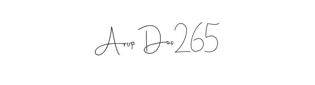 How to make Arup Das265 signature? Andilay-7BmLP is a professional autograph style. Create handwritten signature for Arup Das265 name. Arup Das265 signature style 4 images and pictures png