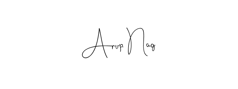 Use a signature maker to create a handwritten signature online. With this signature software, you can design (Andilay-7BmLP) your own signature for name Arup Nag. Arup Nag signature style 4 images and pictures png