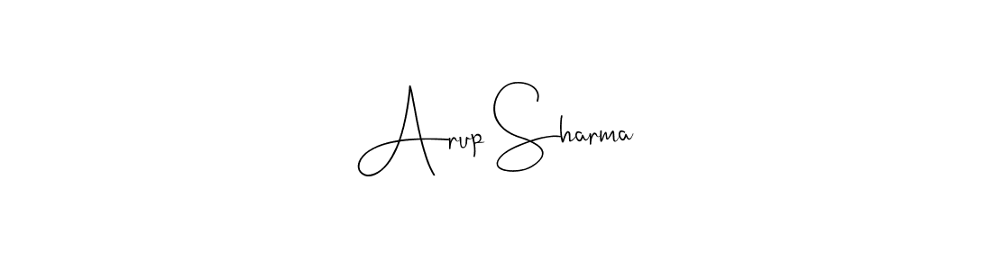 It looks lik you need a new signature style for name Arup Sharma. Design unique handwritten (Andilay-7BmLP) signature with our free signature maker in just a few clicks. Arup Sharma signature style 4 images and pictures png
