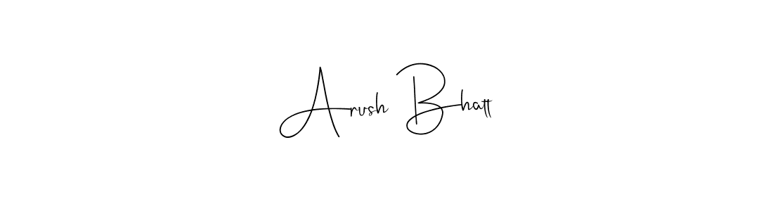 How to Draw Arush Bhatt signature style? Andilay-7BmLP is a latest design signature styles for name Arush Bhatt. Arush Bhatt signature style 4 images and pictures png