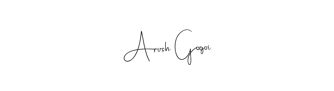 Similarly Andilay-7BmLP is the best handwritten signature design. Signature creator online .You can use it as an online autograph creator for name Arush Gogoi. Arush Gogoi signature style 4 images and pictures png