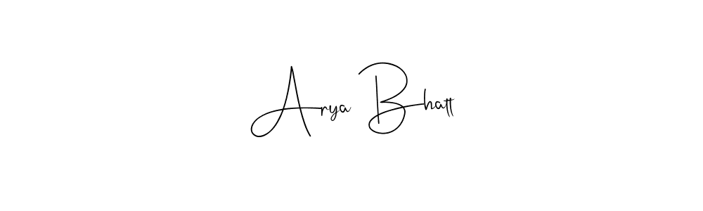 Also we have Arya Bhatt name is the best signature style. Create professional handwritten signature collection using Andilay-7BmLP autograph style. Arya Bhatt signature style 4 images and pictures png