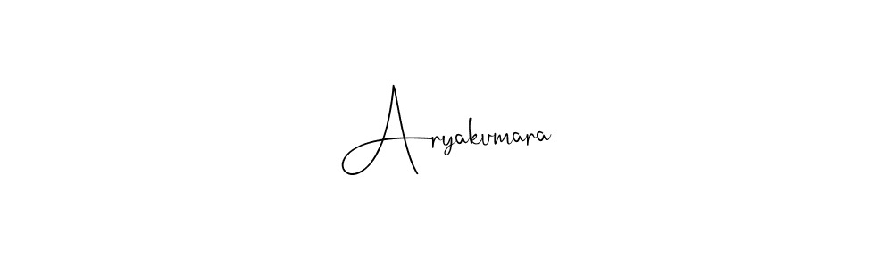 Aryakumara stylish signature style. Best Handwritten Sign (Andilay-7BmLP) for my name. Handwritten Signature Collection Ideas for my name Aryakumara. Aryakumara signature style 4 images and pictures png