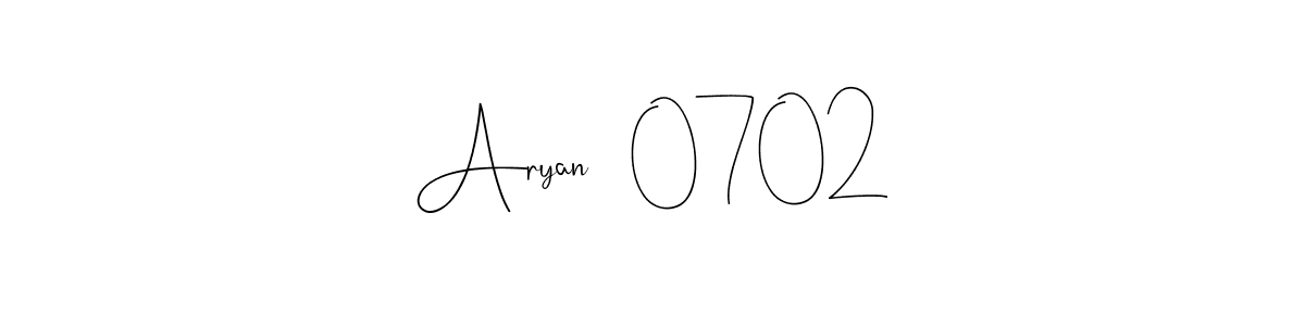 Make a beautiful signature design for name Aryan   0702. Use this online signature maker to create a handwritten signature for free. Aryan   0702 signature style 4 images and pictures png