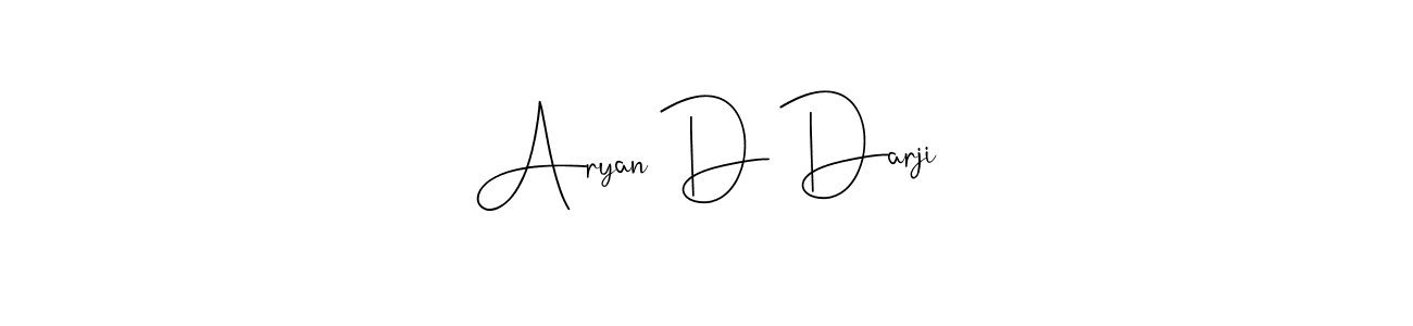 Create a beautiful signature design for name Aryan D Darji. With this signature (Andilay-7BmLP) fonts, you can make a handwritten signature for free. Aryan D Darji signature style 4 images and pictures png