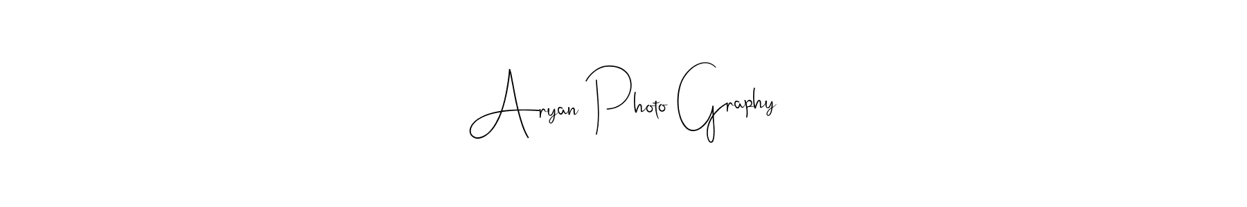 The best way (Andilay-7BmLP) to make a short signature is to pick only two or three words in your name. The name Aryan Photo Graphy include a total of six letters. For converting this name. Aryan Photo Graphy signature style 4 images and pictures png