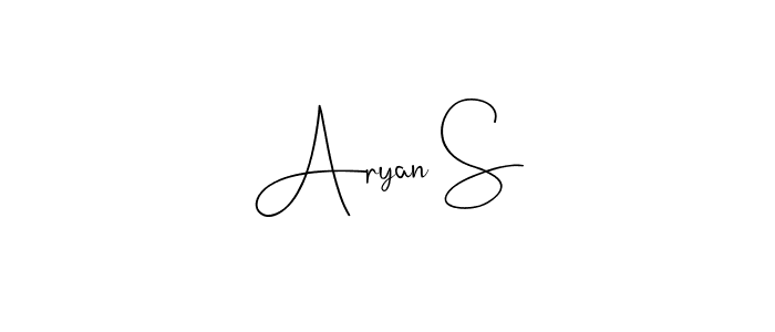 How to make Aryan S signature? Andilay-7BmLP is a professional autograph style. Create handwritten signature for Aryan S name. Aryan S signature style 4 images and pictures png