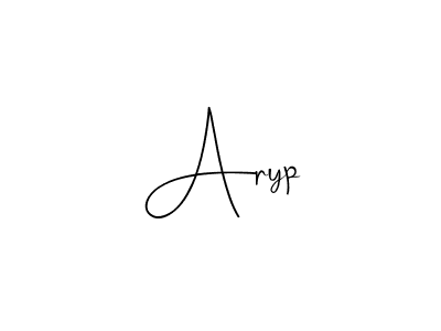 Aryp stylish signature style. Best Handwritten Sign (Andilay-7BmLP) for my name. Handwritten Signature Collection Ideas for my name Aryp. Aryp signature style 4 images and pictures png