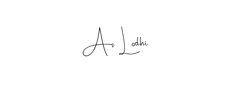 How to make As Lodhi signature? Andilay-7BmLP is a professional autograph style. Create handwritten signature for As Lodhi name. As Lodhi signature style 4 images and pictures png