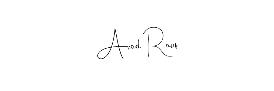 It looks lik you need a new signature style for name Asad Rauf. Design unique handwritten (Andilay-7BmLP) signature with our free signature maker in just a few clicks. Asad Rauf signature style 4 images and pictures png