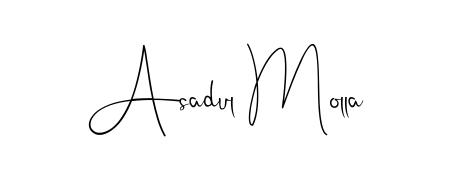 Here are the top professional signature styles for the name Asadul Molla. These are the best autograph styles you can use for your name. Asadul Molla signature style 4 images and pictures png