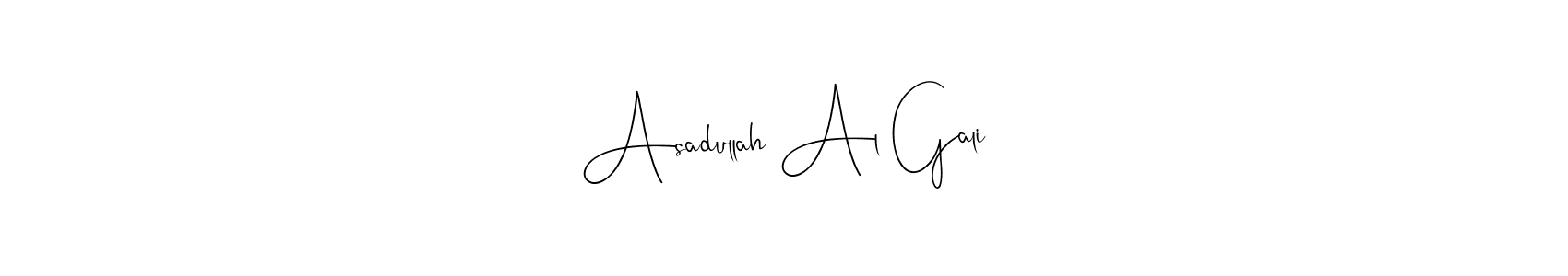 Make a beautiful signature design for name Asadullah Al Gali. Use this online signature maker to create a handwritten signature for free. Asadullah Al Gali signature style 4 images and pictures png