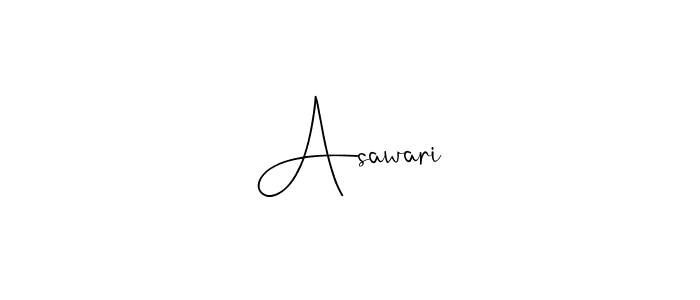 How to make Asawari signature? Andilay-7BmLP is a professional autograph style. Create handwritten signature for Asawari name. Asawari signature style 4 images and pictures png