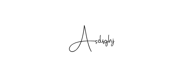 How to make Asdfghj signature? Andilay-7BmLP is a professional autograph style. Create handwritten signature for Asdfghj name. Asdfghj signature style 4 images and pictures png