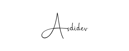 Style your name Asdidev with confidence using Andilay-7BmLP signature design. Simple, elegant, and ready for immediate document use. Asdidev signature style 4 images and pictures png