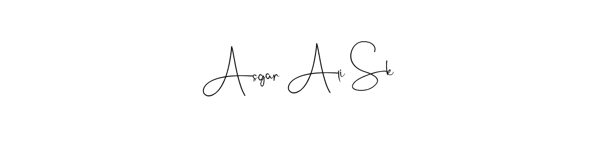 It looks lik you need a new signature style for name Asgar Ali Sk. Design unique handwritten (Andilay-7BmLP) signature with our free signature maker in just a few clicks. Asgar Ali Sk signature style 4 images and pictures png