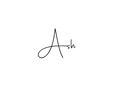 Design your own signature with our free online signature maker. With this signature software, you can create a handwritten (Andilay-7BmLP) signature for name Ash . Ash  signature style 4 images and pictures png