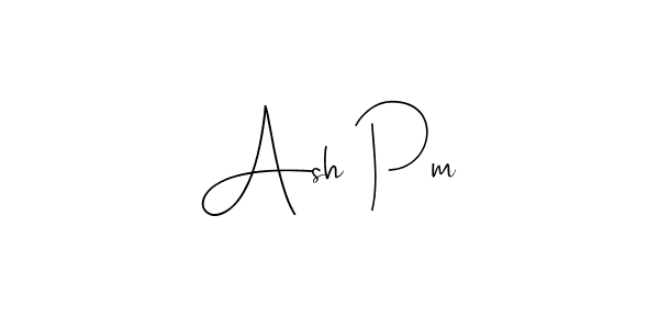 Similarly Andilay-7BmLP is the best handwritten signature design. Signature creator online .You can use it as an online autograph creator for name Ash Pm. Ash Pm signature style 4 images and pictures png