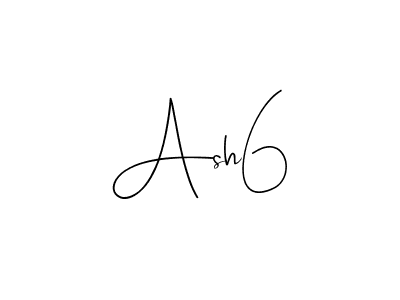 Also You can easily find your signature by using the search form. We will create Ash6 name handwritten signature images for you free of cost using Andilay-7BmLP sign style. Ash6 signature style 4 images and pictures png