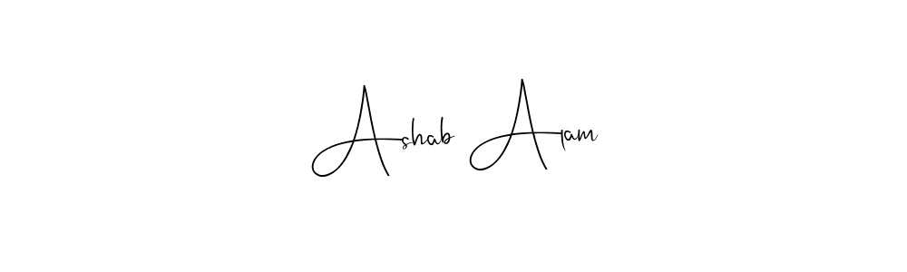 Use a signature maker to create a handwritten signature online. With this signature software, you can design (Andilay-7BmLP) your own signature for name Ashab Alam. Ashab Alam signature style 4 images and pictures png