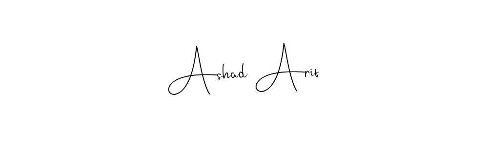 Make a short Ashad Arif signature style. Manage your documents anywhere anytime using Andilay-7BmLP. Create and add eSignatures, submit forms, share and send files easily. Ashad Arif signature style 4 images and pictures png