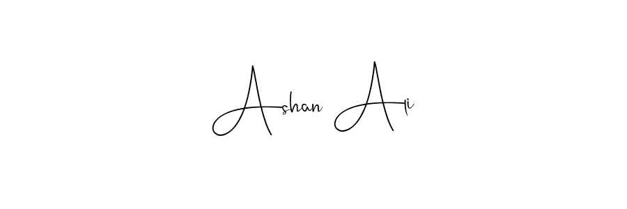 This is the best signature style for the Ashan Ali name. Also you like these signature font (Andilay-7BmLP). Mix name signature. Ashan Ali signature style 4 images and pictures png
