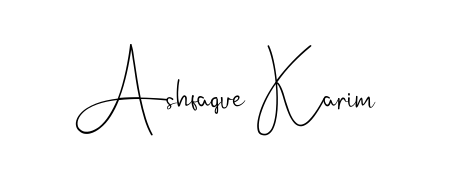 Generate high-definition signature styles for Ashfaque Karim. The Andilay-7BmLP typeface ensures crisp legibility and sophisticated design. Ashfaque Karim signature style 4 images and pictures png