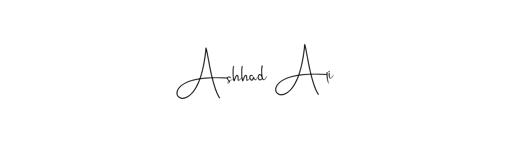 You can use this online signature creator to create a handwritten signature for the name Ashhad Ali. This is the best online autograph maker. Ashhad Ali signature style 4 images and pictures png
