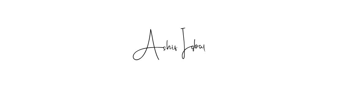 Make a beautiful signature design for name Ashif Iqbal. With this signature (Andilay-7BmLP) style, you can create a handwritten signature for free. Ashif Iqbal signature style 4 images and pictures png