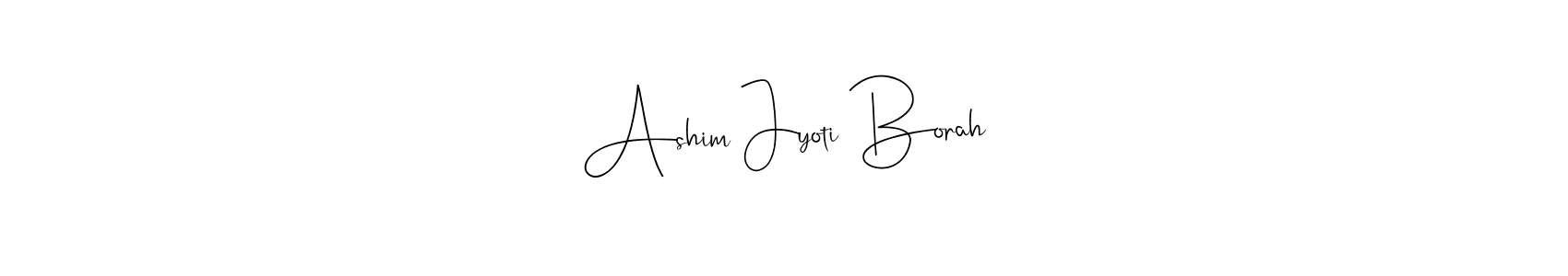 Make a beautiful signature design for name Ashim Jyoti Borah. With this signature (Andilay-7BmLP) style, you can create a handwritten signature for free. Ashim Jyoti Borah signature style 4 images and pictures png