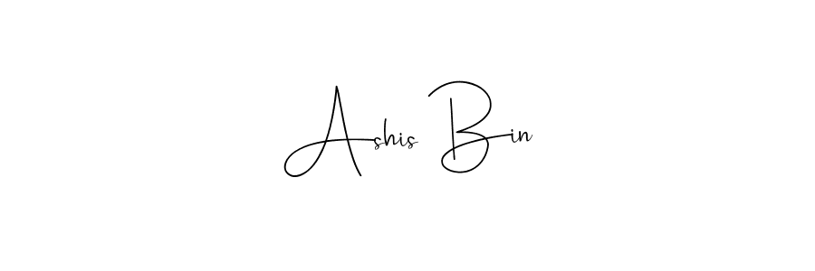 Here are the top 10 professional signature styles for the name Ashis Bin. These are the best autograph styles you can use for your name. Ashis Bin signature style 4 images and pictures png