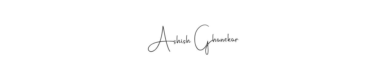 Andilay-7BmLP is a professional signature style that is perfect for those who want to add a touch of class to their signature. It is also a great choice for those who want to make their signature more unique. Get Ashish Ghanekar name to fancy signature for free. Ashish Ghanekar signature style 4 images and pictures png